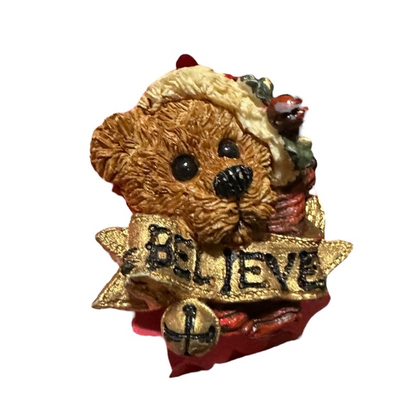 Vintage Christmas Brooch Pins Teddy Bear Angel - Picture 3 of 8